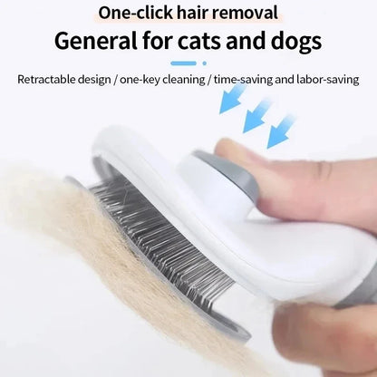 PetPal Self-Cleaning Grooming Brush