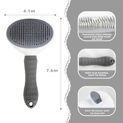 PetPal Self-Cleaning Grooming Brush